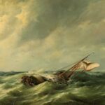 Rein_Miedema_-_Fishing_Boat_in_Rough_Seas